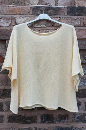 Conrad Box Cotton Knit Custard /30=